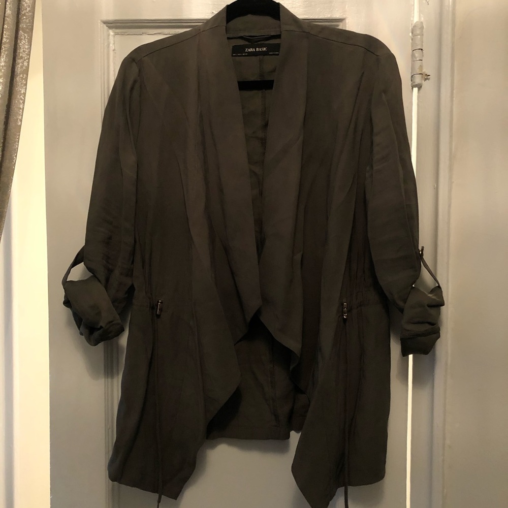 Zara army green jacket